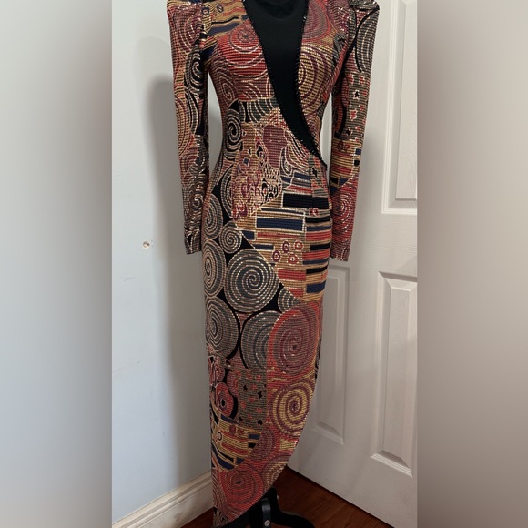 Vintage Cache Metalic Asymmetrical
Maxidress/Gown - Picture 8 of 16